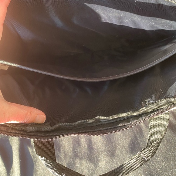 Yak Pak Checkered Red and Gray Laptop Bag - Picture 3 of 3